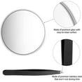 thumbnail image 4 of Wattne Magnifying Mirror and Tweezers Kit, 10X & 20X Magnifying Makeup Mirrors with 2 Suction Cups, Portable Magnifier Travel Set for Eyebrow Tweezing, Blackhead Blemish Removal, 3.5 Inch (Mirror), 4 of 6