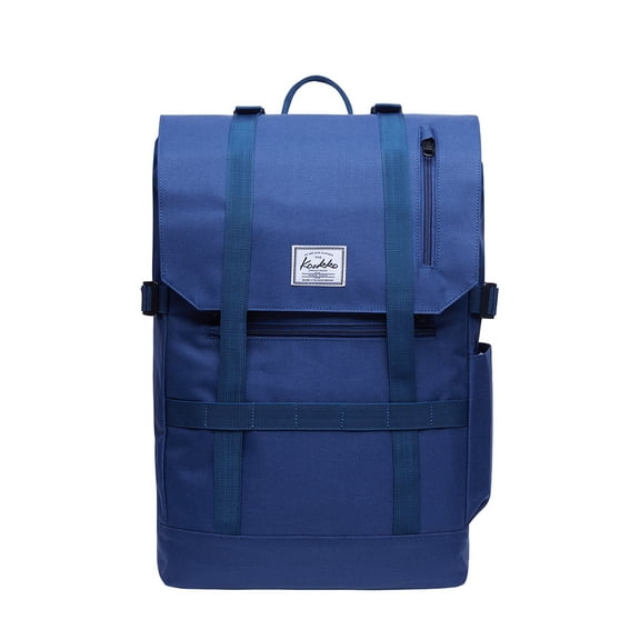 KAUKKO Casual Daypacks Multipurpose Backpacks, Outdoor Backpack, Travel Rucksack, Laptop Backpack Fits 15" (02 Nylon Blue)