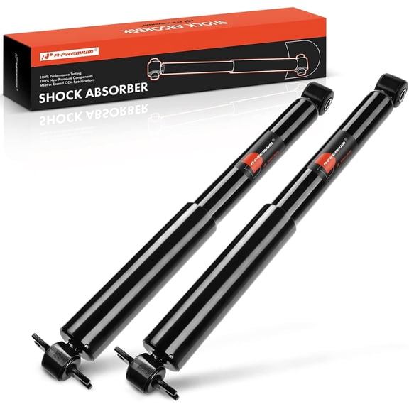 A-Premium Rear Shocks Compatible with Chevrolet Express 1500 2003-2014, Express 3500 2006-2018 & GMC Savana 1500 2003-2014, Savana 3500 2006-2018 - 2x Replacement Suspension Shock Absorber Strut