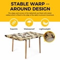 thumbnail image 4 of Western Cowboys Table Cloths for 5 Foot Rectangle Tables, Brown Vintage Country Cactus Patio Waterproof Elastic Fitted Tablecloths, Washable Rectangular Table Cover for Camping, 4 of 8