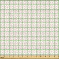 thumbnail image 2 of Ambesonne Abstract Fabric by the Yard Upholstery, Floral-Like Minimalist Art, 2 Yards, Pale Pink Rose and White, 2 of 5