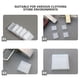 thumbnail image 4 of 50 tiras de silicona transparentes para perchas, antideslizantes, para pantalones, aptas para uso en interiores y exteriores, 4 of 7
