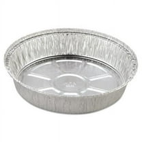 Handi-Foil 2058-30-500 8 in. 37 oz. Aluminum Container - Silver (500/Carton)