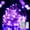 Purple, variant on 100 LED Blue Fairy Lights Battery Operated, Mini Battery Powered Copper Wire Starry String Lights,Light Length 32.5Ft, Multi Functions & Timer, with Remote Indoor/Outdoor use