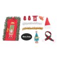 thumbnail image 4 of Accesorios navideños, casa de muñecas, juego de decoración navideña, casa de muñecas, decoración navideña, casa de muñecas, juguetes navideños, funcionalidad inteligente, 4 of 12