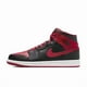 thumbnail image 3 of A i r-Jor-dan 1 AJ1 Mid Bred Black Fire Red Sneakers DQ8426-060 DQ8423-060, 3 of 6