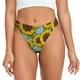 thumbnail image 1 of Balery Sunflowers Tangas de Algodón para Mujer con Estampado – Ropa Interior Sexy, Transpirable, G-string-Small, 1 of 6