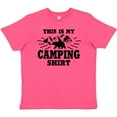 thumbnail image 3 of Inktastic This is My Camping Shirt with Bear and Moutains Youth T-Shirt, 3 of 5