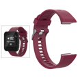 thumbnail image 4 of Bracelet de Montre pour Garmin Forerunner 35 Inox 30 35J ForeAthlete 35J Rouge Vin, 4 of 7
