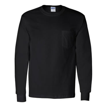 Gildan Men's Ultra Cotton Long Sleeve T-Shirt, 2-Pack, up to size 5xl ...
