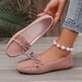 thumbnail image 2 of Women’s Summer Mule Moccasins Wide Width Casual Versatile Slip On Open Back Flats Pink 7, 2 of 7