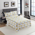 thumbnail image 2 of NCAA Officially Licensed Michigan Wolverines Microfiber Bed Sheet Set - Queen, 2 of 5