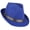 Royal Blue, variant on Men Jazz Hat Decorative Breathable Print Anti-Uv Photo Prop Sunscreen Unisex Vintage Performance Top Hat Adult Headwear Fashion