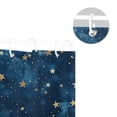 thumbnail image 5 of Gold Stars Shower Curtains with 12 Hooks Waterproof Bathroom Decor 66" x 72", 5 of 6