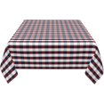thumbnail image 4 of Square Tablecloth 60 x 60 Inch, Red Blue Plaid Tablecloth Square Waterproof Tablecloths Table Topper for Dining, Parties, Camping, 4 of 8