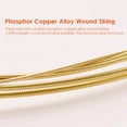 thumbnail image 3 of 6 PCS Guitar Strings Acoustic Guitar Strings Steel Core Rust Proof Coated String for 6 String Guitar, 3 of 8
