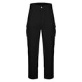 thumbnail image 4 of CONZONE Kids Boys Cargo Pants Outdoor Hiking Pants For Child Buttons Solid Color Wide Leg Jogger Trousers With Pockets, 4 of 7
