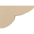 thumbnail image 3 of 5"W x 15"D x 10"H Classic Crestline Rough Cedar Woodgrain TimberThane Corbel, Primed Tan, 3 of 6