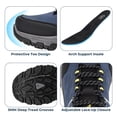 thumbnail image 4 of Fittington Men's Hiking Shoes Trekking Trails Outdoor Sneakers Walking Shoes with Arch Support, Reflective Safety Feature, 4 of 10