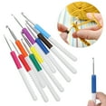 thumbnail image 1 of AMONIDA 9 Pcs Aiguilles Émoussées Taille Standard Fil Tricoté Plus Crochets Ensemble Poignée Ergonomique Coloré Choix Multiples Crochets Aiguilles pour Mains Arthritiques, 1 of 8