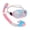 Set-Blue Pink, variant on 3. Youth Snorkeling Equipment Set Scubas Diving with Goggles, Adjustable Snorkel & Professional Swim Gear for Kids