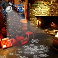 thumbnail image 2 of Proyector de luces navideñas, proyector de copos de nieve, luces navideñas giratorias con 2 películas para fiestas navideñas, jardín, decoración interior y exterior, 2 of 5