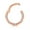 Rose gold, variant on Piercing Surgical Steel Rings Nose Ring Nose Lip Hoop Cartilage Tragus Helix -Silver-1.2*8mm