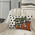 thumbnail image 2 of Fall Pillow Covers 12x20 Set of 2, Polka Dots Orange Pumpkin Pattern Decorative Throw Pillows Linen Autumn Thanksgiving Cushion Pillow Covers for Sofa Couch Outdoor Decor, 2 of 5