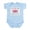 Sky Blue, variant on CafePress - I Love My British Mom Infant Bodysuit - Baby Light Bodysuit, Size Newborn - 24 Months