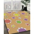 thumbnail image 3 of Ahgly Company Machine Washable Indoor Rectangle Transitional Chocolate Brown Area Rugs, 8' x 12', 3 of 7
