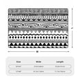 thumbnail image 7 of YFYANG 36"x24" Non-Slip Flannel Carpet Doormat, Living Room Bedroom Office Decorative Area Rugs, Indoor Black and White Bohemian Stripes Floor Mats, 7 of 7