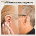 thumbnail image 7 of Hearing Aids Hearing Amplifiers For Seniors Rechargeable With Noise Cancelling-Hearing Aid Loss Amplifier Seniors Adults Charging Case Volume Control,Brown, 7 of 7