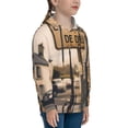 thumbnail image 3 of Haiem Rustic French Signpost Pattern Boys Hoodie, Youth Pullover Hooded Sweatshirt, Kangaroo Pocket Hoodie for Kids Girls -X-Large, 3 of 6