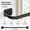Black, variant on Curtain Rod for Windows 66 to 120 Inch, 5/8" Diameter Black Ceiling Mount, Wrap Around Long Rod for Bedroom Living Room Blackout Curtains