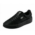 thumbnail image 3 of Puma Women's Basket Platform Reset Black / Ankle-High Fashion Sneaker - 10M, 3 of 5