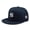 Navy Color, variant on Retro American Style Cap White Flat Brim NY Letter Print Casual Fashion Hat