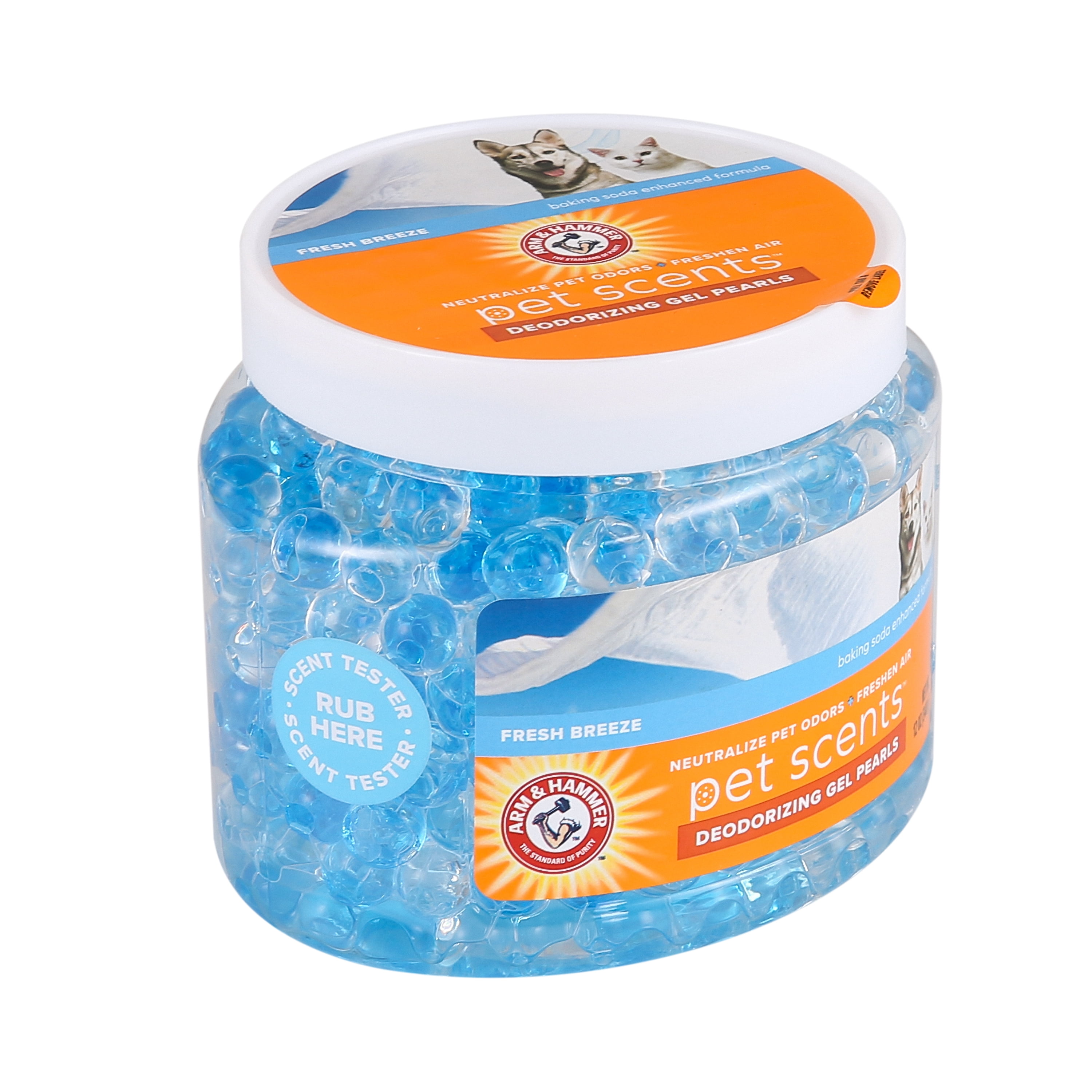 Arm & Hammer for Pets Air Care Pet Scents Deodorizing Gel Beads in Fresh Breeze, 12 oz