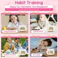 thumbnail image 6 of Cute Alarm Clock OK to Wake Clock, Toddler Sleep Training Clock with Night Light,5 Alarms,Snooze,Date and Temperature Cute Clock for Girls and Boys, 6 of 7