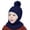Navy, variant on Splozh Toddler Winter Hat Winter Hat for Boys Girls Warm Baby Toddler Fleece Beanie Hats,Pink,One Size