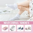 thumbnail image 5 of VEGCOO 6 Pairs Girls White Frilly Socks, Cute Cotton Ruffled Trim Ankle School Socks, Comfortable Girls Frilly Ankle Socks, Vintage Bows Kids Frilly Socks, Beautiful White Communion Socks for Girls, 5 of 7