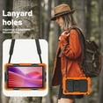 thumbnail image 6 of FJLBDE Case for Lenovo Tab One 8.7 inch/K9 TB305FU 2025, Rugged Shockproof Tablet Cases Cover with Kickstand Shoulder Strap, Orange, 6 of 7