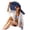 Navy, variant on Women's Large Sun Hat Beach Anti UV Sun Cap Wide Brim Casual Summer Outdoor Wear