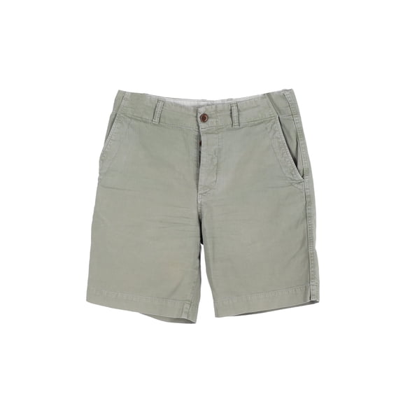 Pre-Owned Mr. P Straight Leg Shorts in Green Cotton