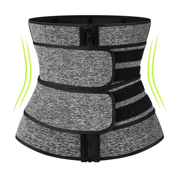 Neoprene Sweat Waist Trainer Corset Trimmer Shaper Belt for Women, Adjustable Tummy Control & Back Support Waist Cincher