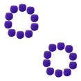 thumbnail image 3 of Bewildely 10 piezas de bolas de agua juguetes de juego al aire libre reutilizables juguete absorbente púrpura Violeta 2Conjunto, 3 of 6