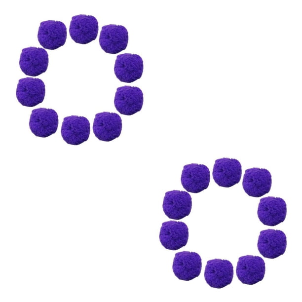 Billuyoard 10 piezas de bolas de agua juguetes de juego reutilizables juguete que rebota absorbente púrpura Violeta 2Conjunto
