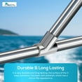 thumbnail image 6 of MARINE CITY Tee Connector Hand Rail 3-Way Fittings, 45/60/90 for 1-Inch Stainless Steel Tube, Corrosion-Resistant, Ideal for Marines,Boats, Yachts, Kayaks Pack of 2, 6 of 8