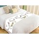 thumbnail image 1 of ABPHQTO Camino de cama con hojas de palmera tropical y calavera de vaca, ropa de cama, bufanda, decoración de cama, 50x241 cm, 1 of 1