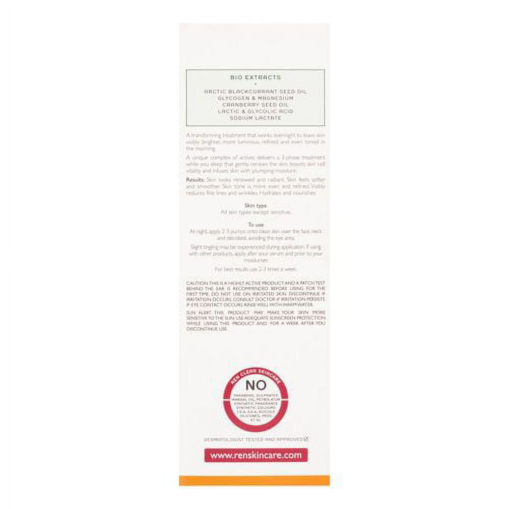 REN Skincare Wake Wonderful Night-Time Facial Cream, 1.3 Oz