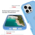 thumbnail image 4 of ELEHOLD Clear Case for iPhone 16 Pro, Anti-Yellowing Anti-Scratch Soft TPU Transparent Back Case,Blue, 4 of 6